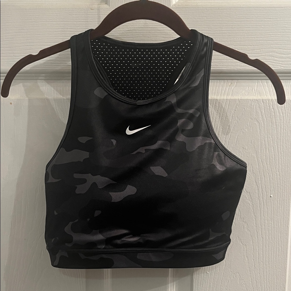 Nike Black Camo Sports Bra
